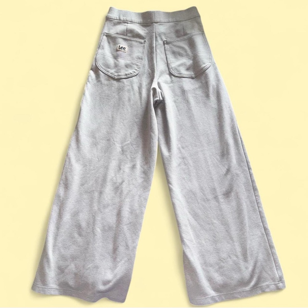 Lee Gray Casual Wide-Leg Bottoms
